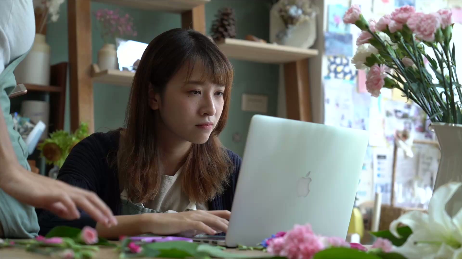 Professional small business website design workspace